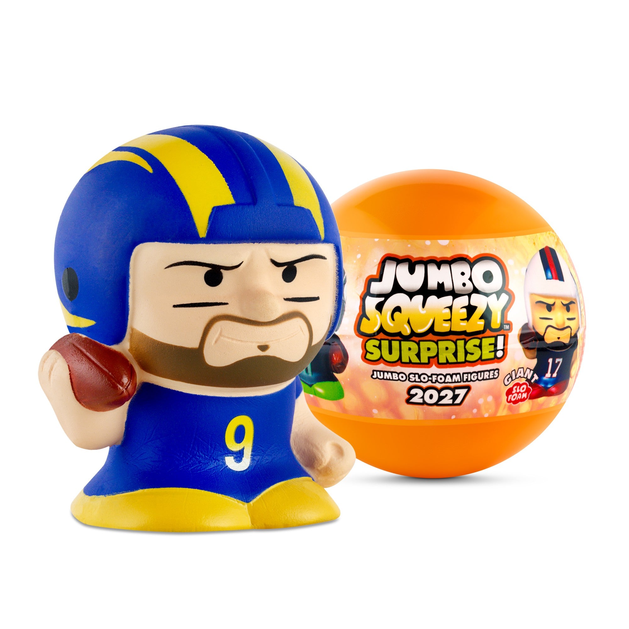 SqueezyMates NFL Football Series 6 Jumbo Squeezy Mate Capsule Blind Pack