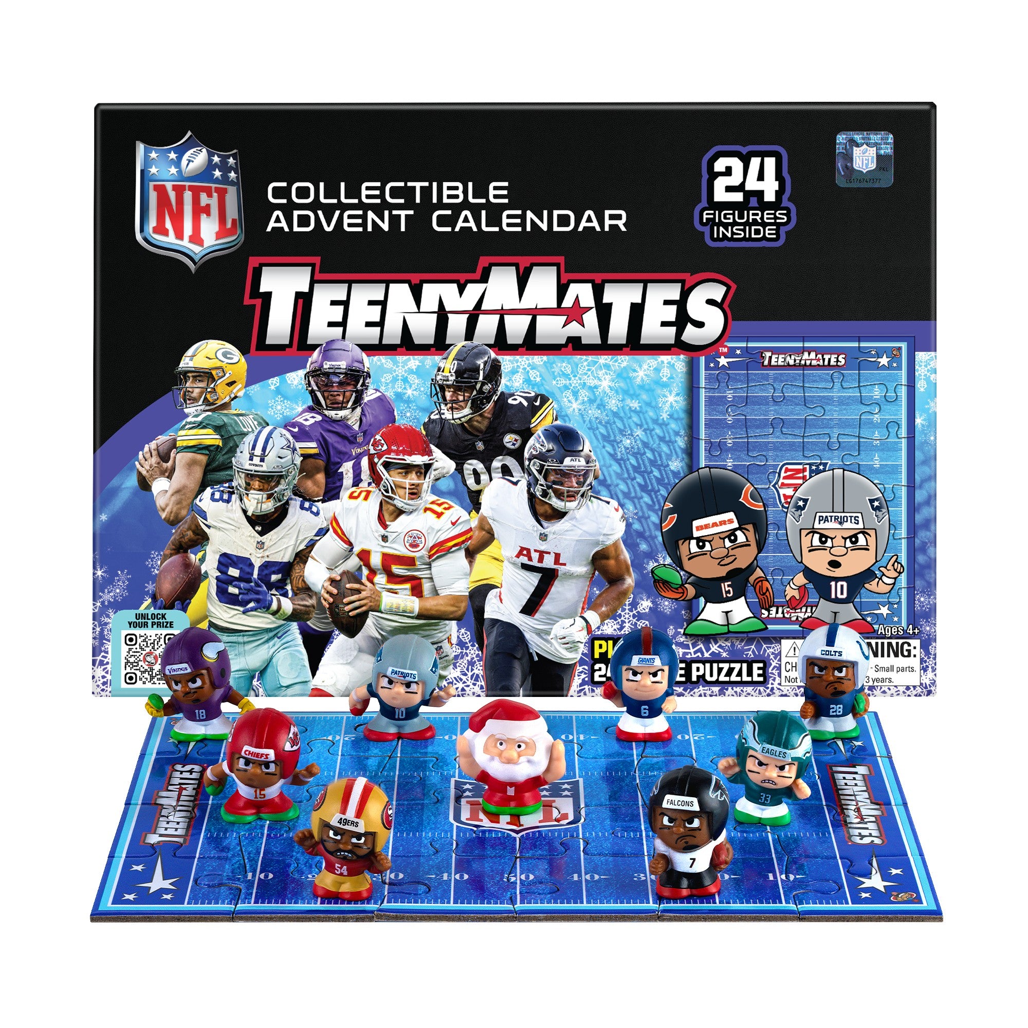 Party Animal TeenyMates NFL Advent Calendar 2026 Set