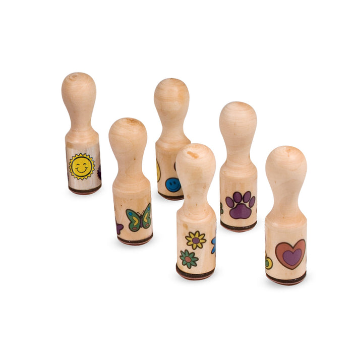 Melissa & Doug Deluxe Happy Handle Stamp Set