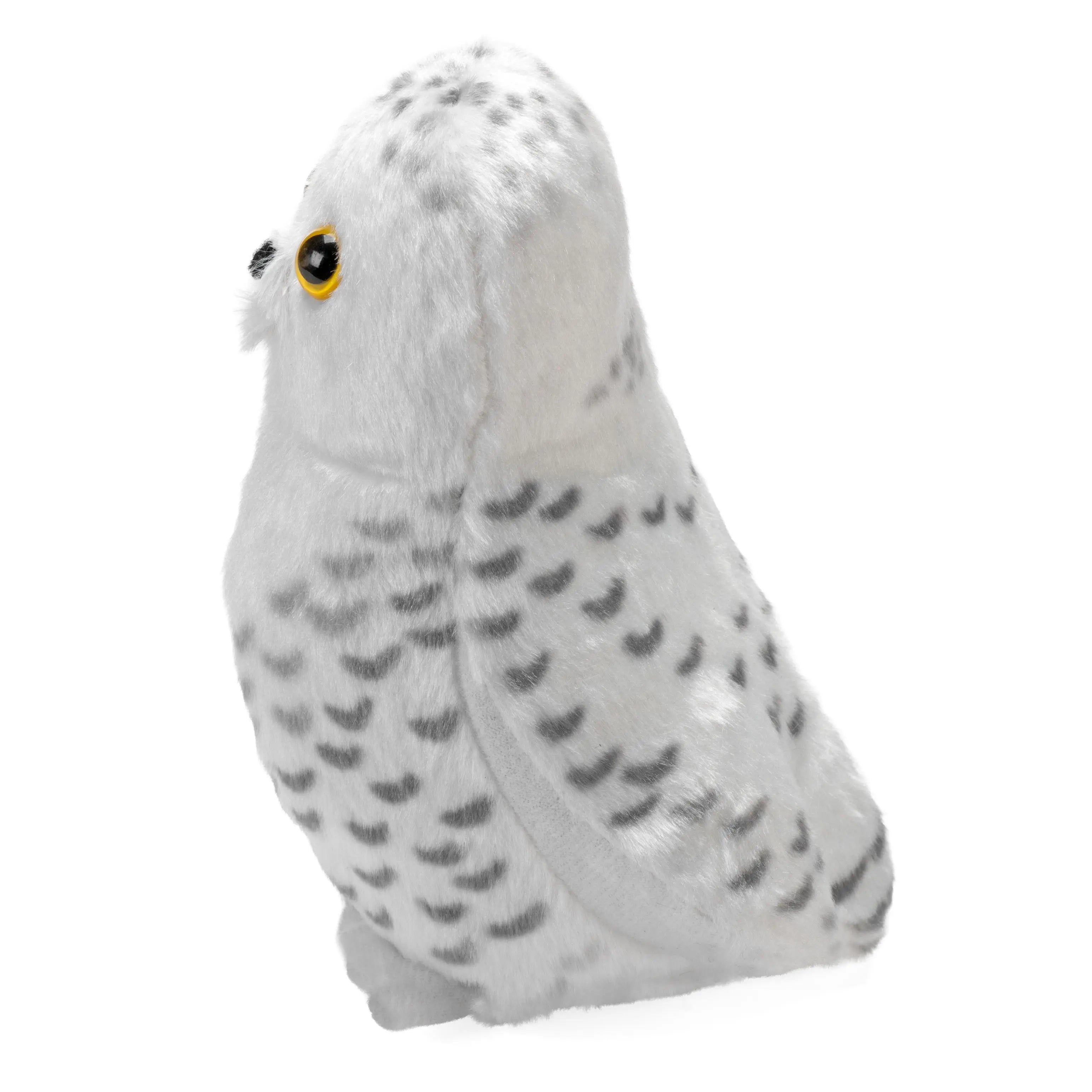 Audubon Birds Snowy Owl Stuffed Animal 5.5-inch with Sound