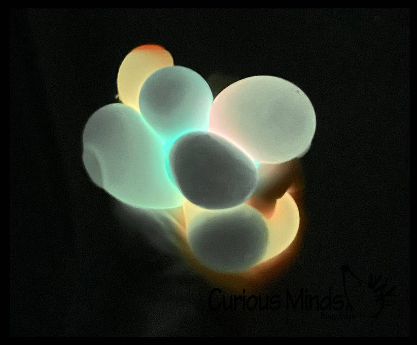 Single Small Glow in the Dark Doh Filled 1.5" Stress Ball - Ceili