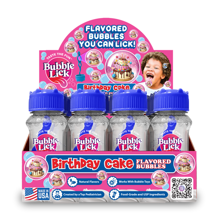 Bubblelick Birthday Cake
