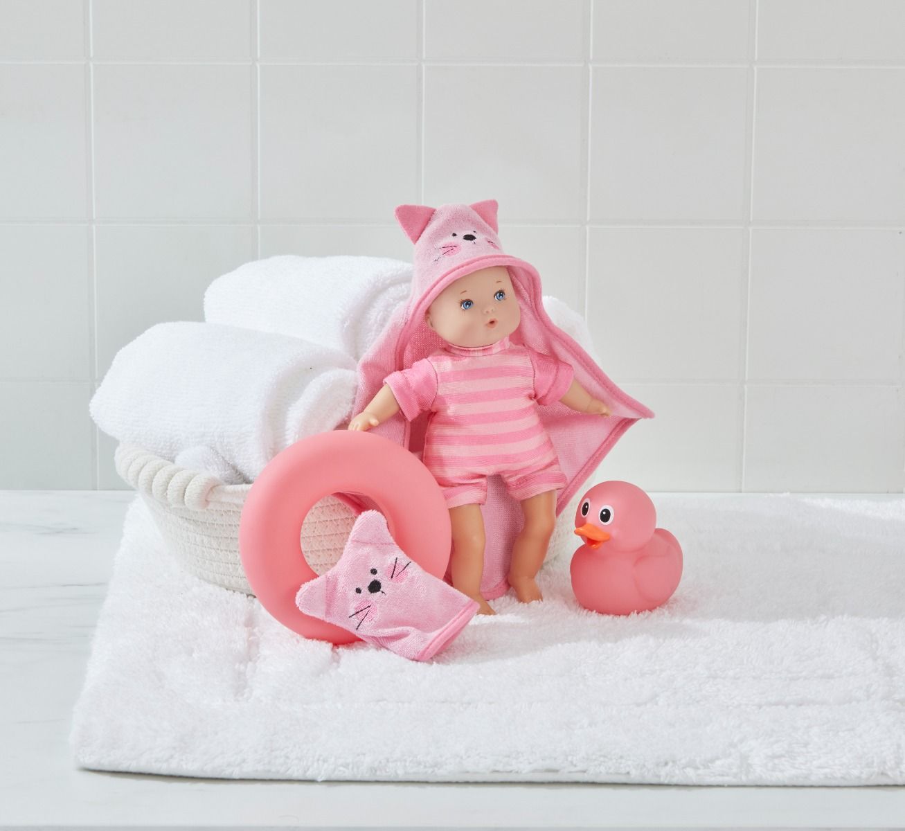 Madame Alexander: Splash and Play 8 inch Bath Doll Pink
