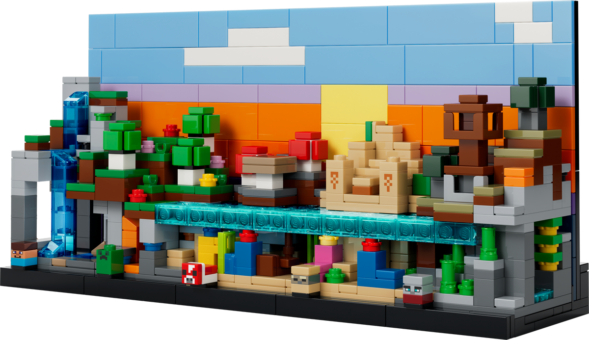LEGO Minecraft Mini Biomes 21589 Modular Display Set — Learning Express ...