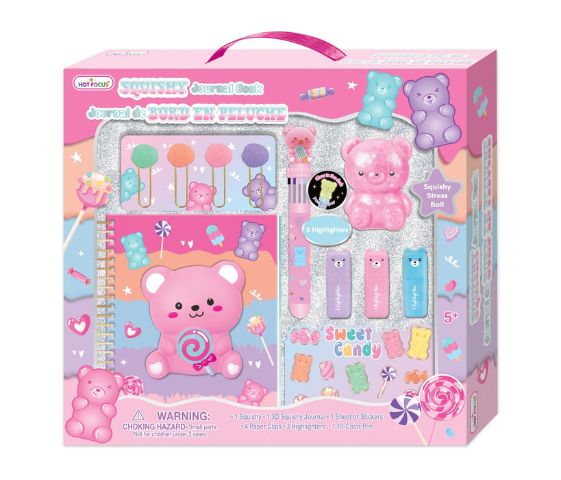 Hot Focus Sugar Crush Squishy Journal Set