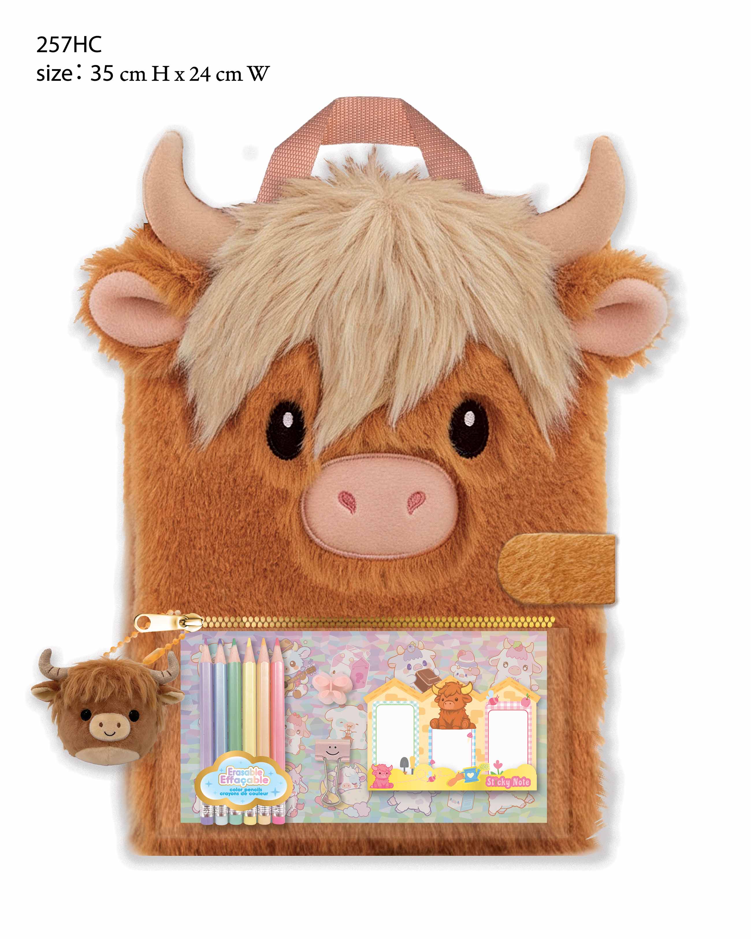 Highland Cow Fuzzy Sketching Fun