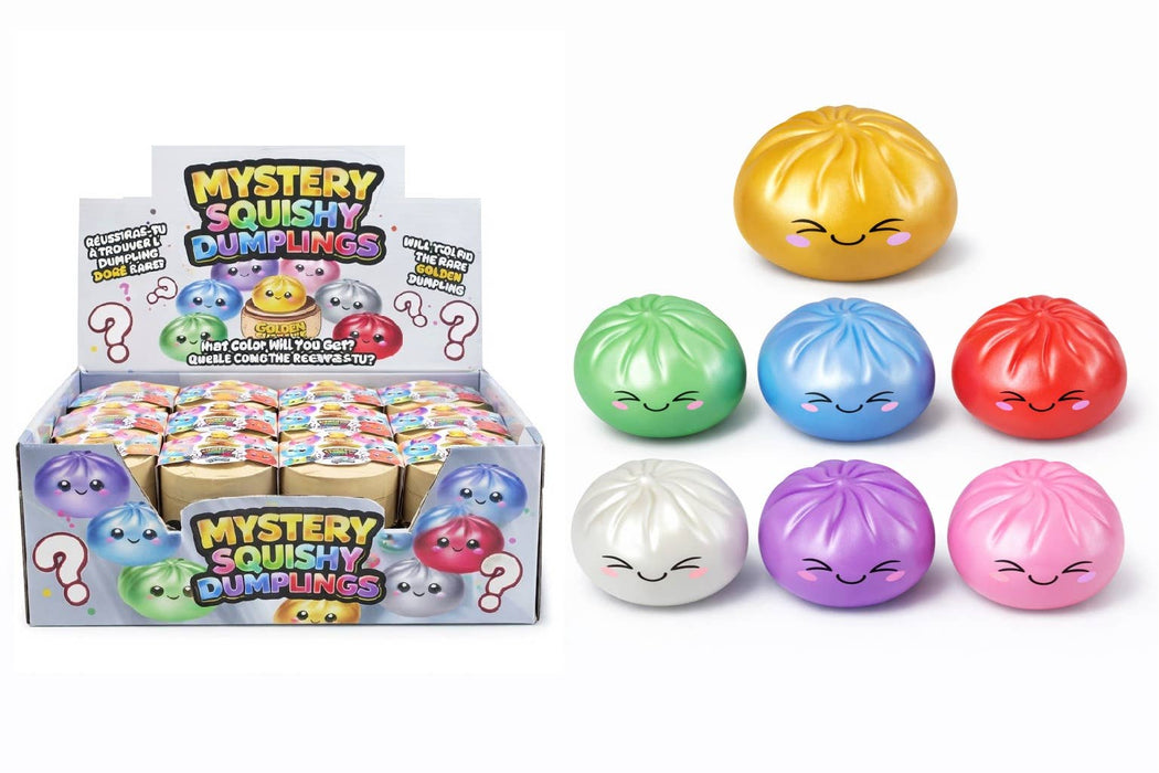 Single 4" Mystery Squishy Dumpling - Metallic Colors