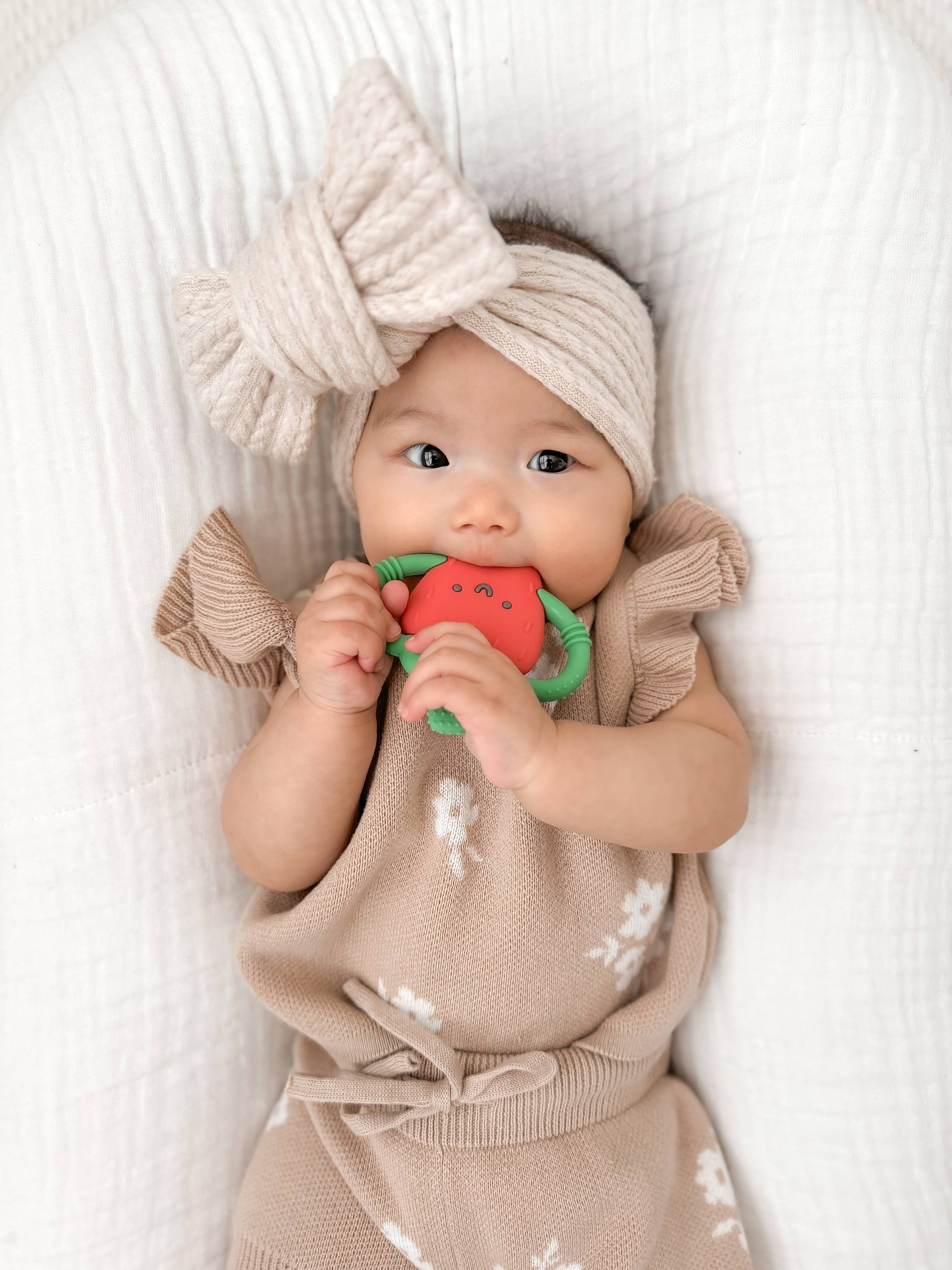 Strawberry Chew Crew Infant Teether