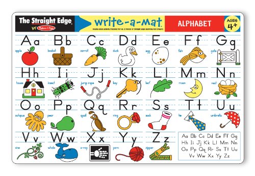 Alphabet Write-A-Mat Learning Placemat