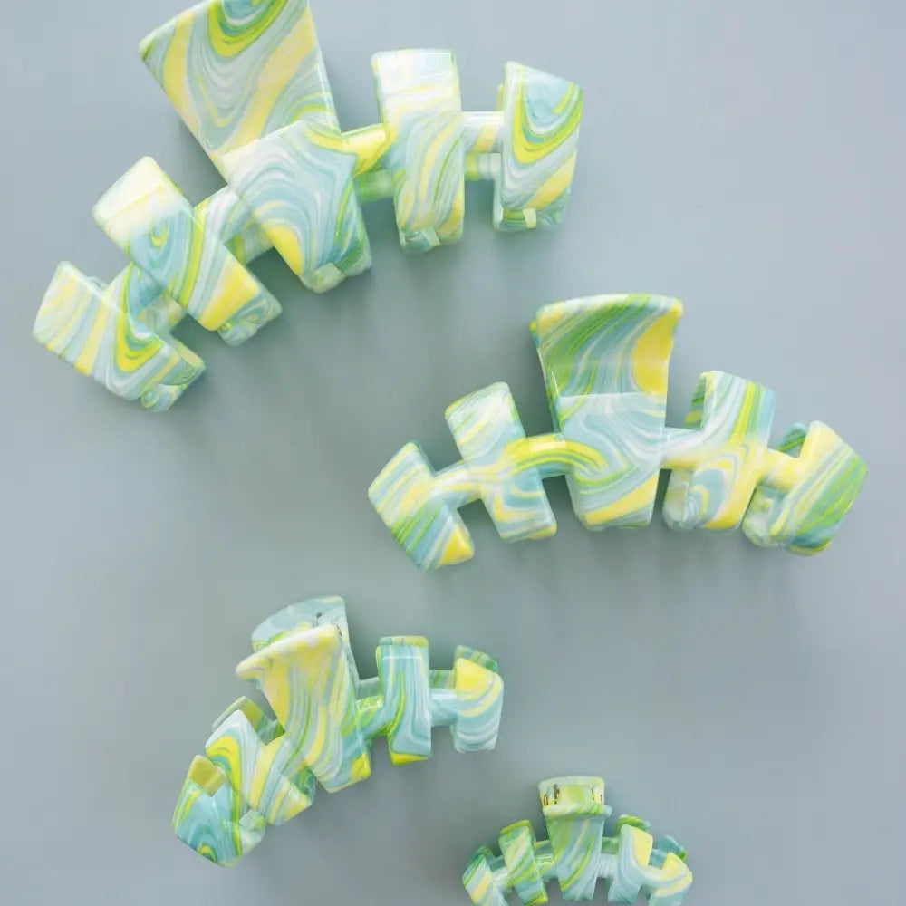 Teleties Medium Claw Clip By the Sea Shore Hair Accessory