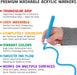 The Pencil Grip Magic Stix Washable Acrylic 24-Pack Markers