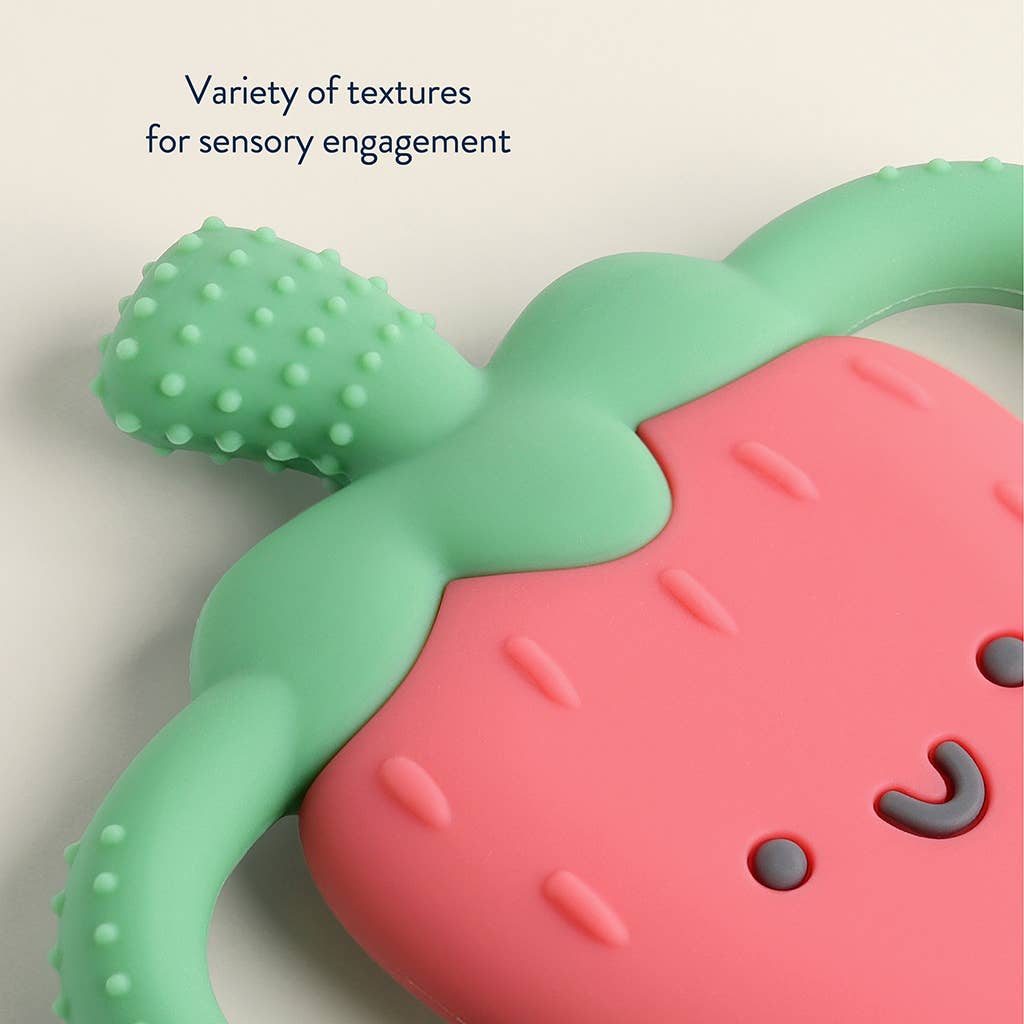 Strawberry Chew Crew Infant Teether