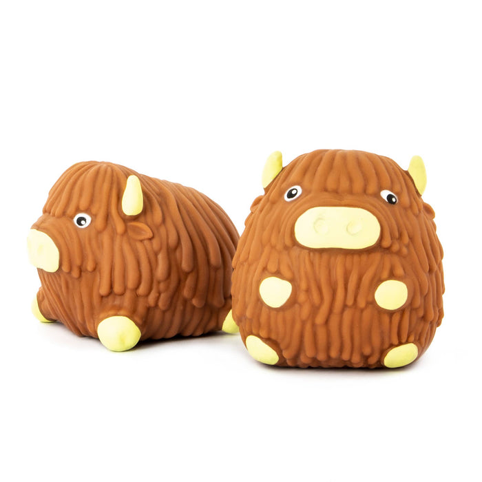 Keycraft Squidgy Highland Cow Sensory Toy
