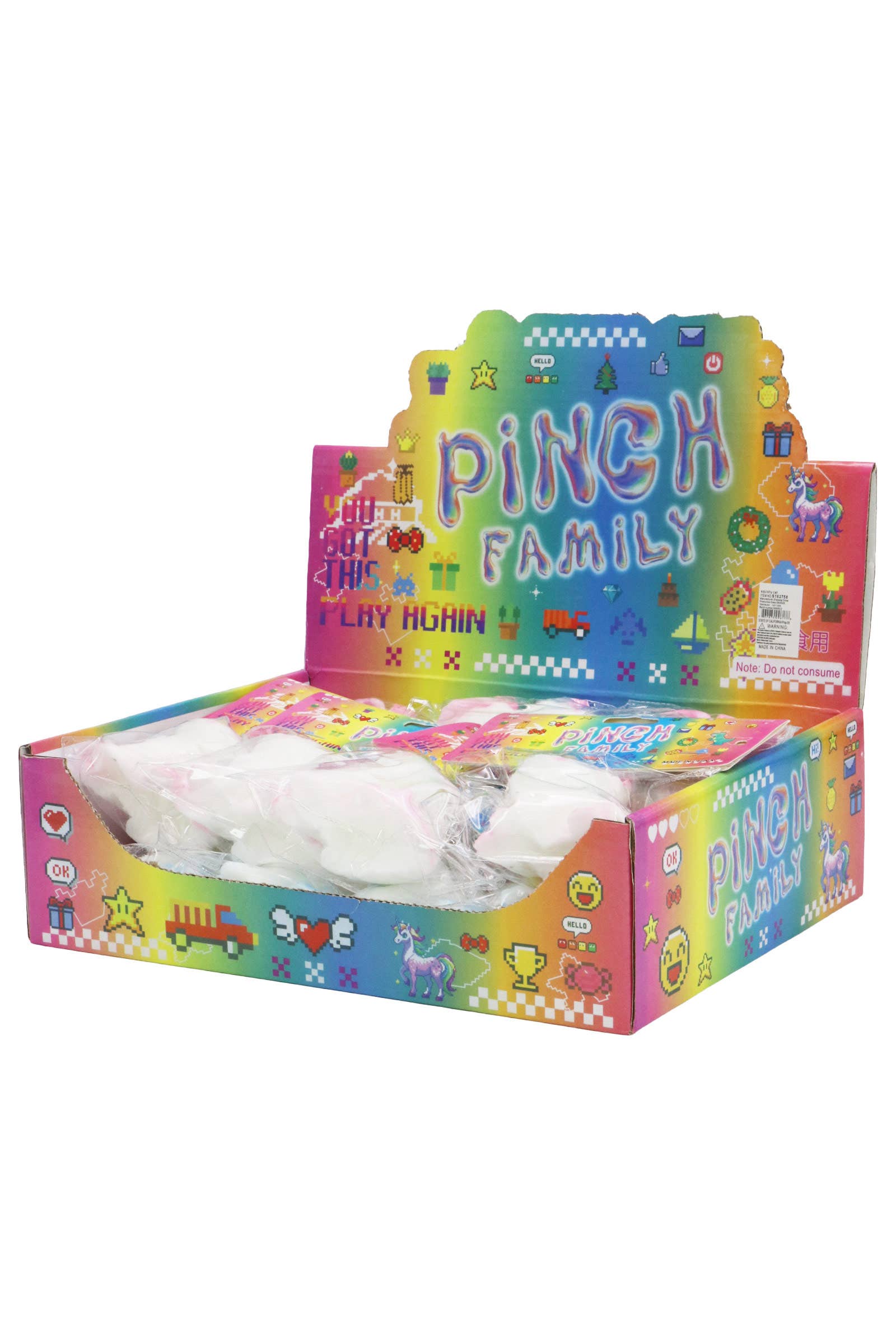 Fuzzy Persian Cat Mochi Squishy Bag