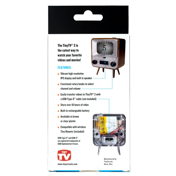 Tinytv® 2 with Tiny Remote