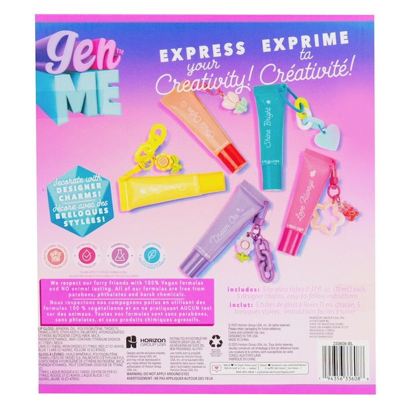 GenMe Lip Gloss Charms Kit