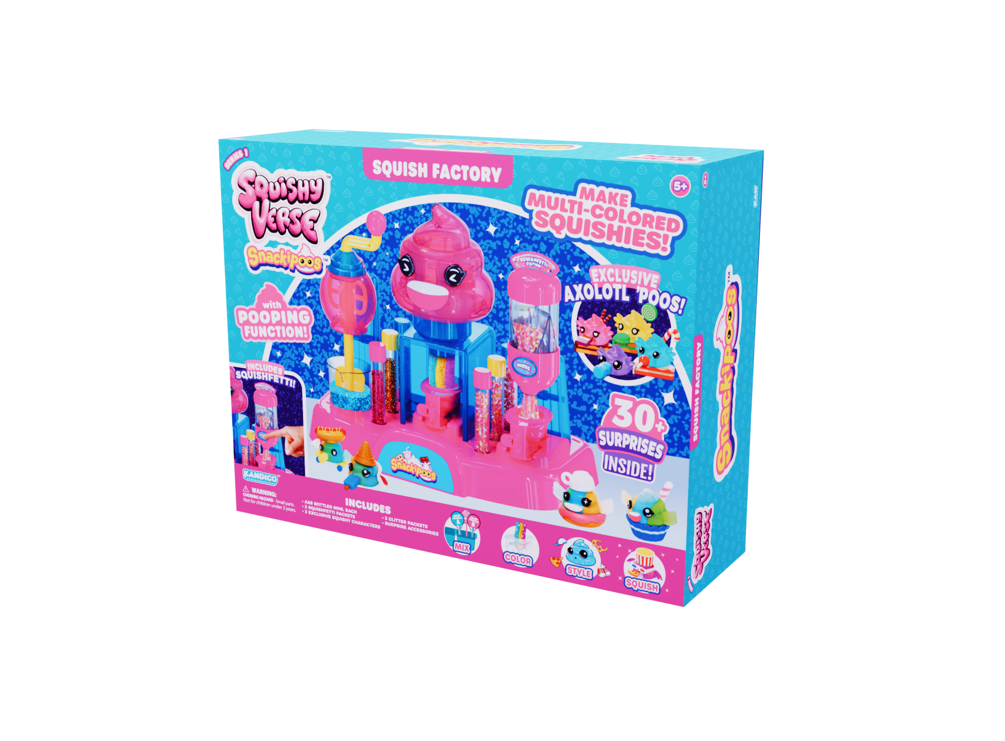 Squishyverse Squish Factory DIY Lab Playset with Exclusive Surprise Characters