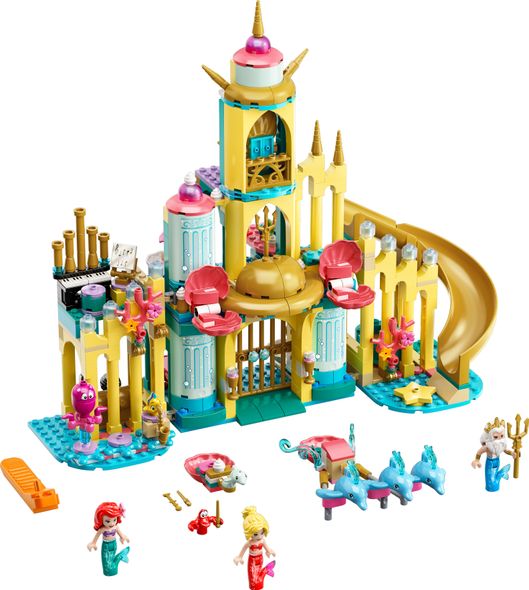 LEGO 43207  Ariel's Underwater Palace V39  Disney Princess