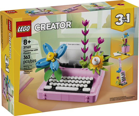 Typewriter with Flowers Lego Creator Lego 31169