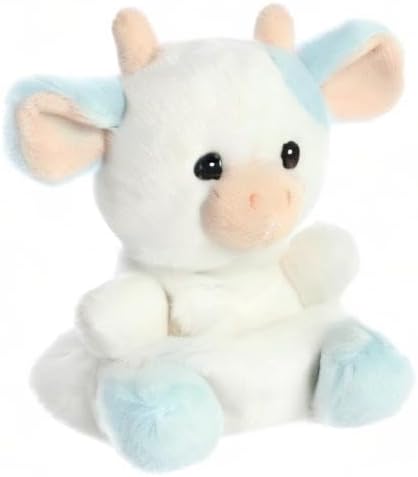 Aurora Palm Pals Skyla Blueberry Cow Plush