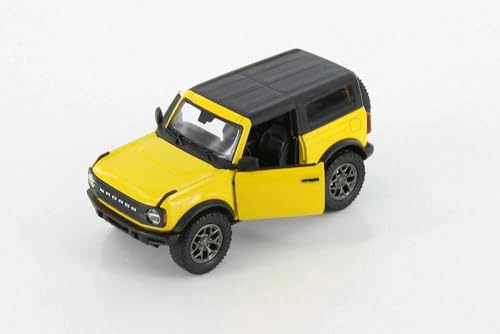 KiNSMART 2022 Ford Bronco Die-Cast Police Model Car 5-Inch