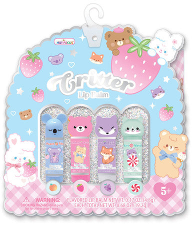 Hot Focus Critter Lip Balm Set