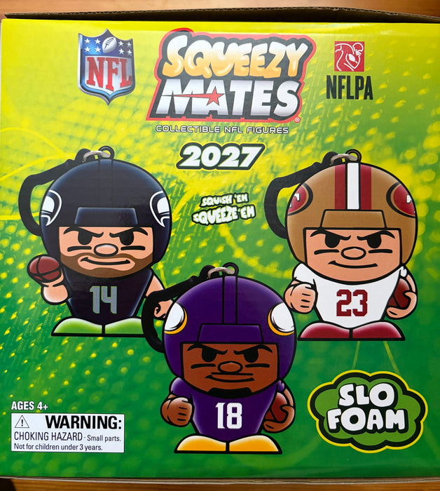 Party Animal SqueezyMates NFL Gravity Feed Box 24 Packs