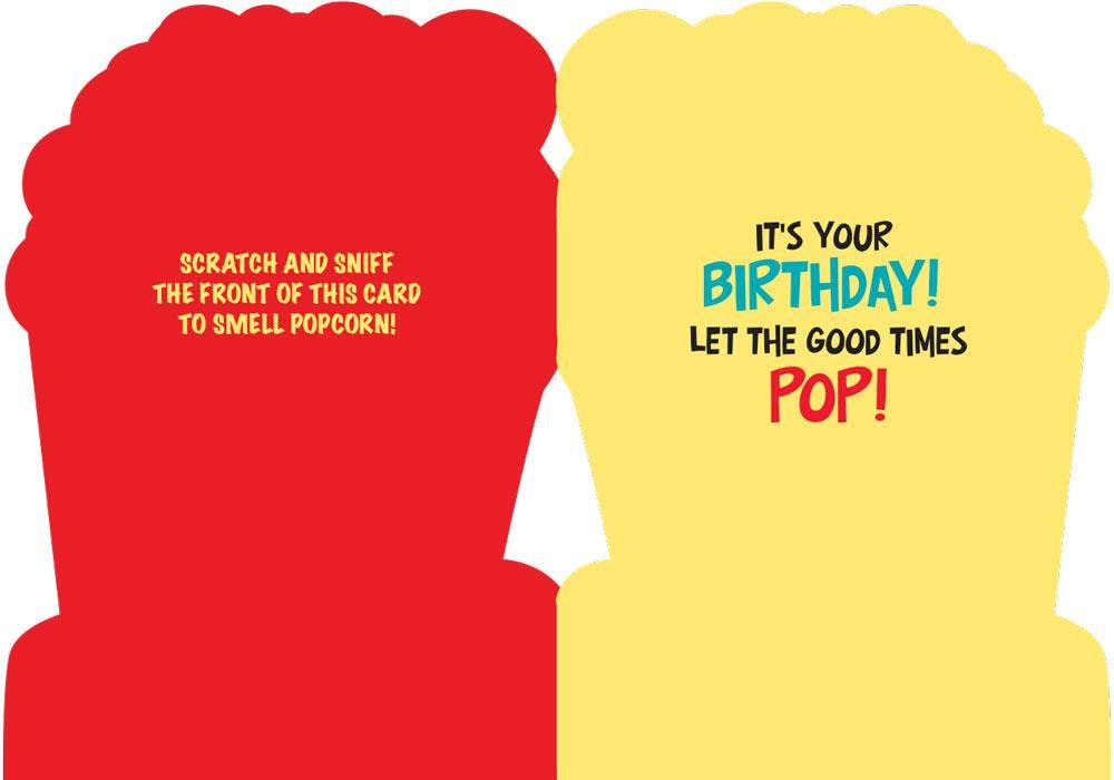 Popcorn Scratch & Sniff Card