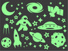 GLOPLAY Space Everyday Glow-in-the-Dark Sticker Set