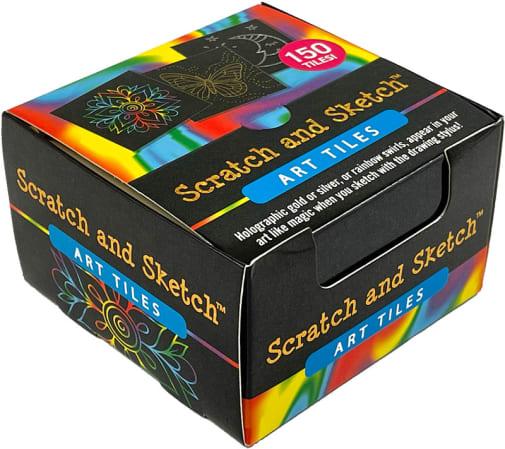 Scratch and Sketch Art Tiles