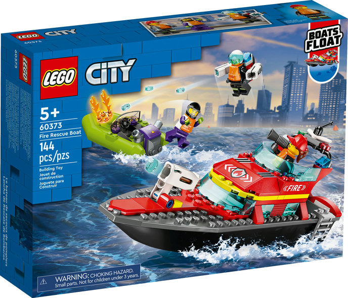 LEGO City Fire Rescue Boat 60373