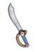 Captain Skully Pirate Foam Sword Durable EVA for Kids