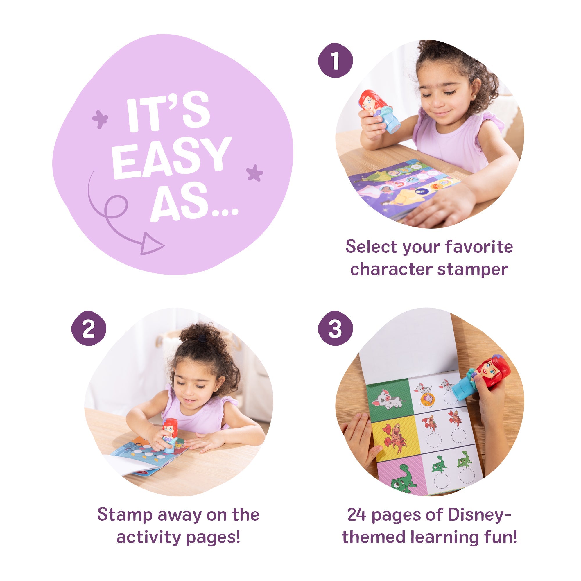 Melissa & Doug Sticker WOW! Activity Pad and Sticker Stamper Ariel