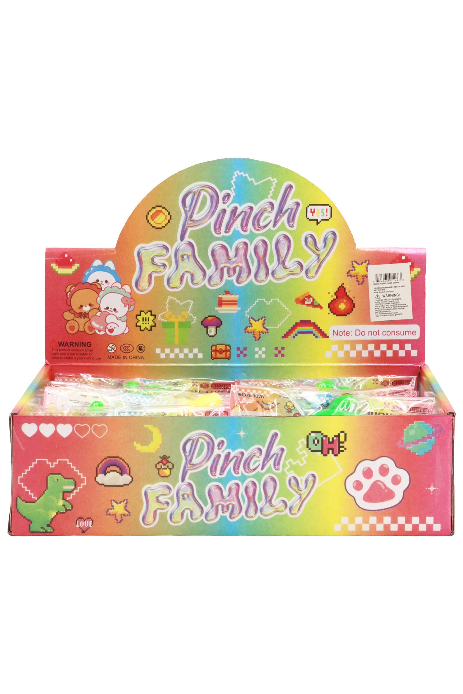 Fruit Variety Sticky Mochi Squishy Bag