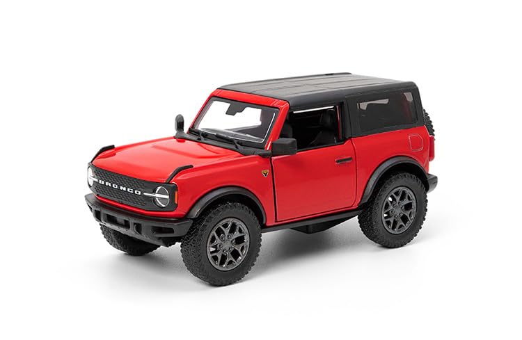 KiNSMART 2022 Ford Bronco Die-Cast Police Model Car 5-Inch