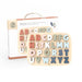 SPEEDY MONKEY Magnetic Alphabet Fishing Game Wooden Educational Toy