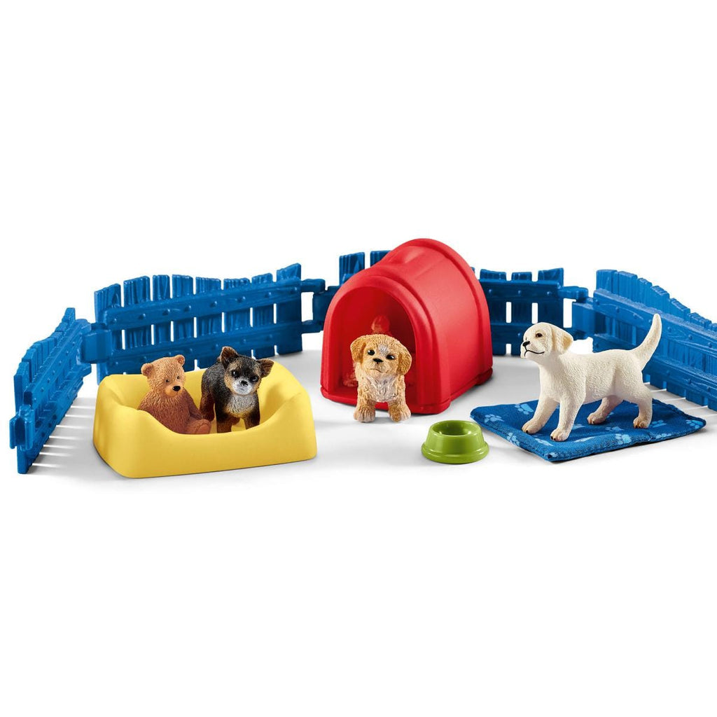 Schleich Puppy Playtime Playset