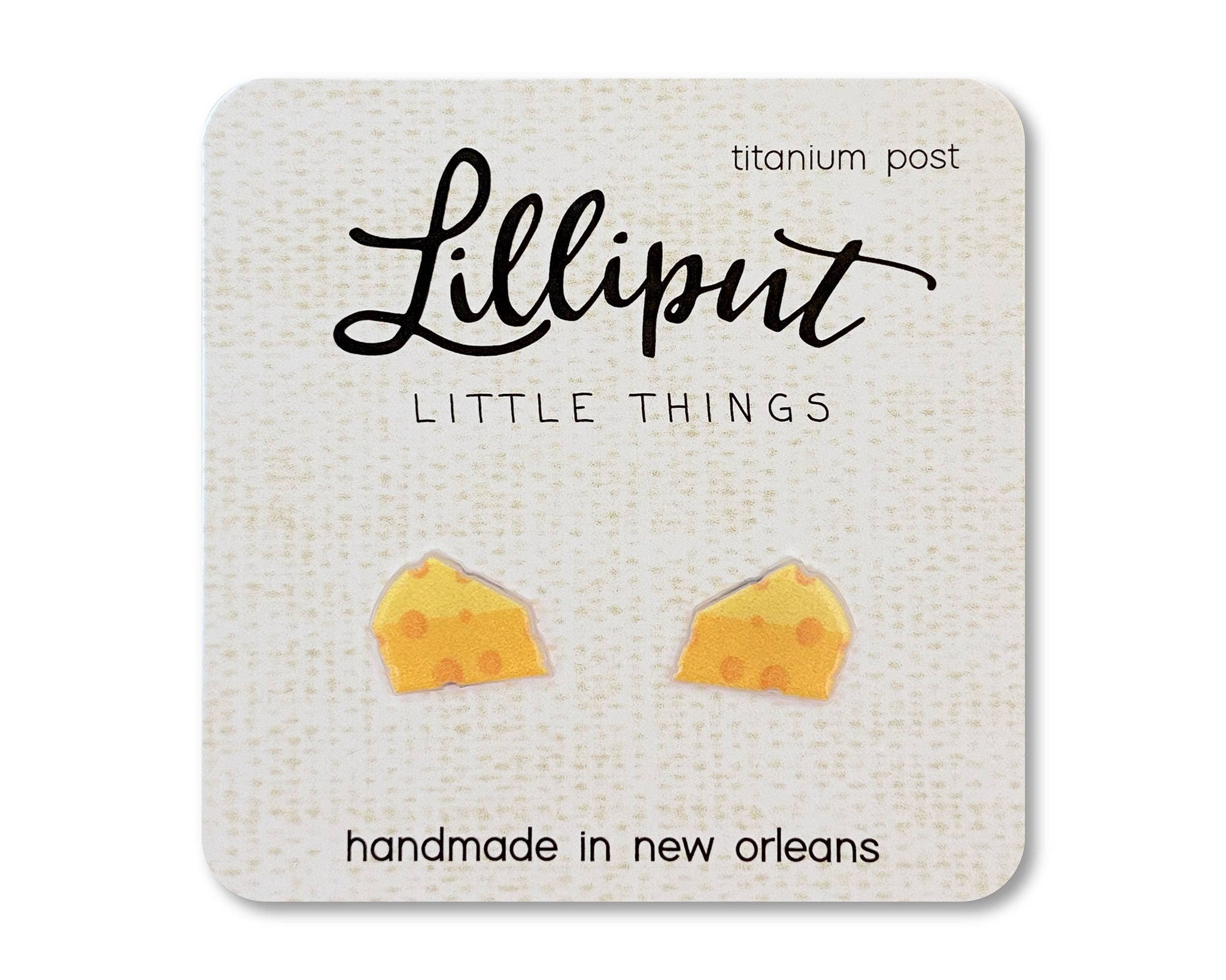 Lilliput Cheese Earrings