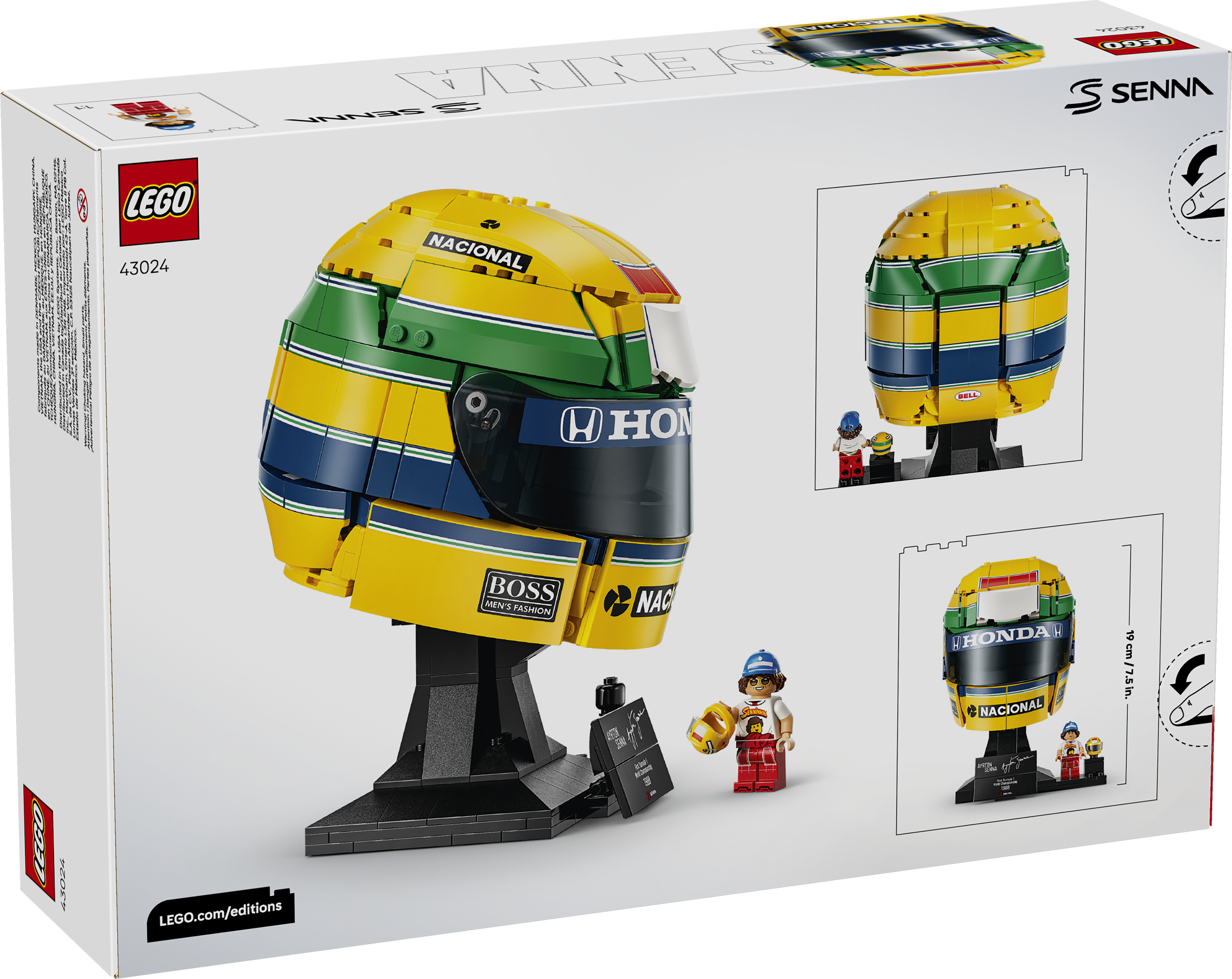 LEGO Ayrton Senna Helmet 43024 Building Toy Set