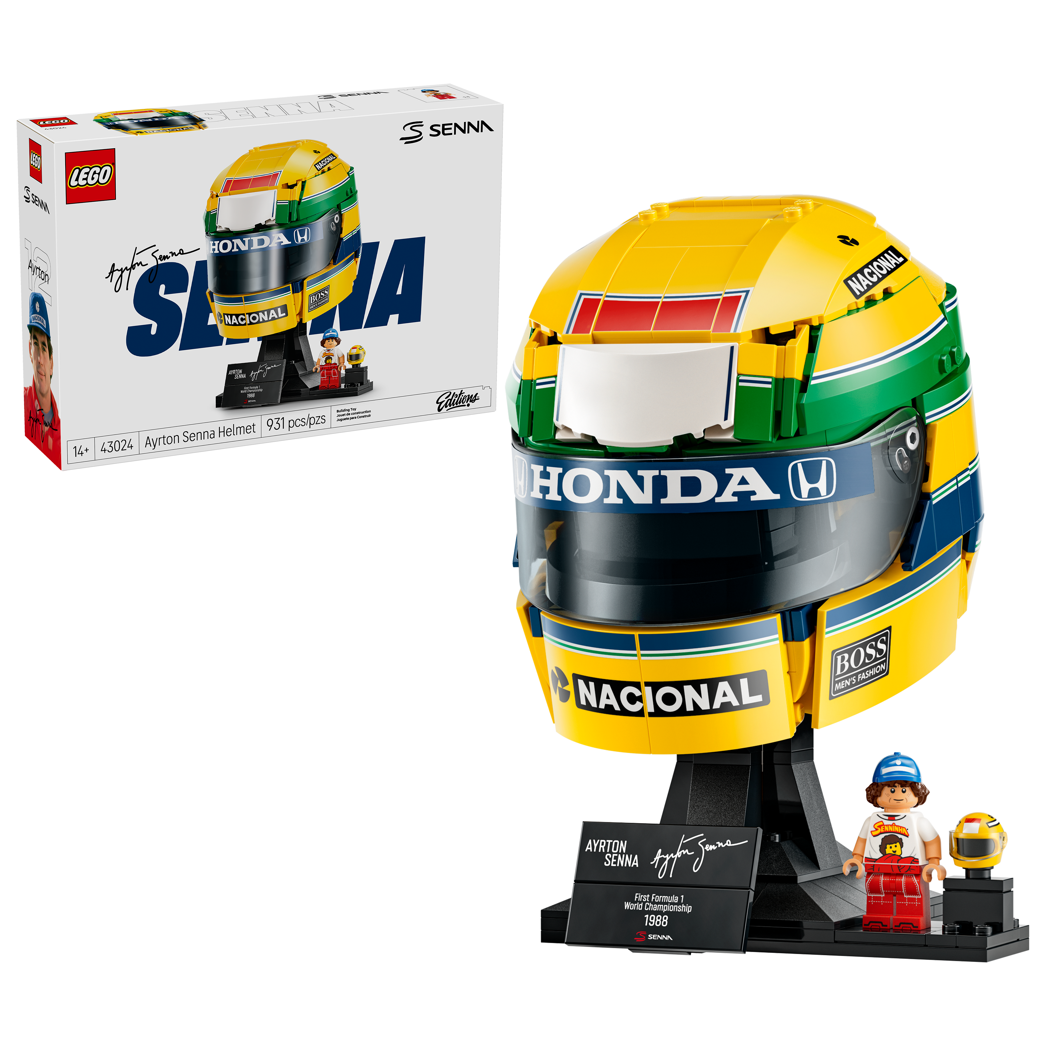 LEGO Ayrton Senna Helmet 43024 Building Toy Set