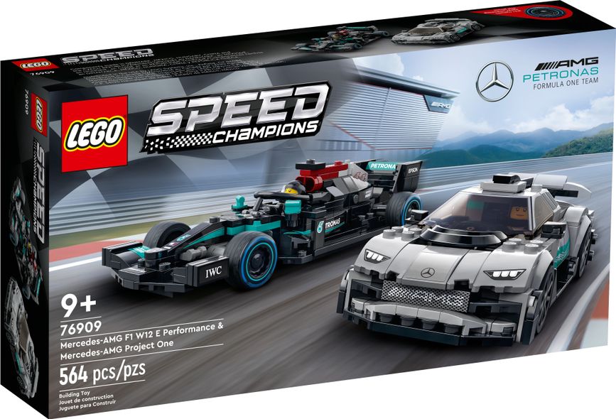 LEGO® Speed Champions Mercedes-AMG F1 W12 E Performance & Mercedes-AMG Project One (76909)