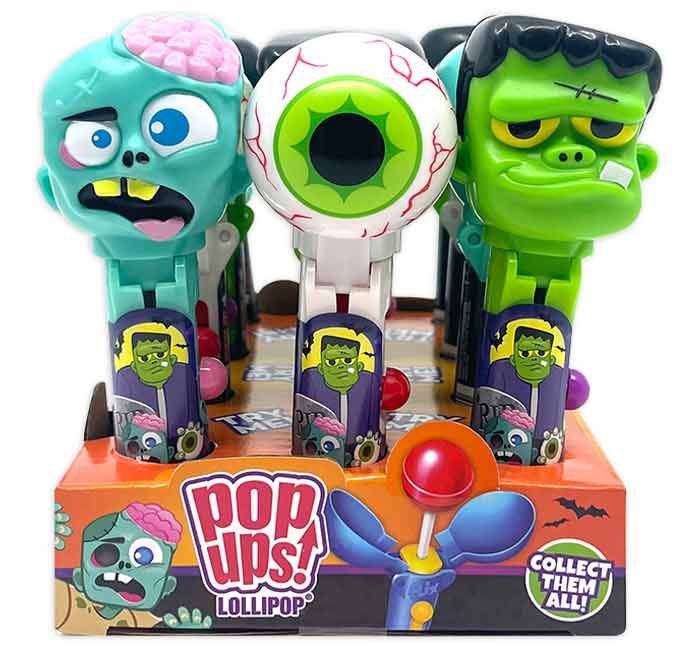 Flix Candy Pop-Ups Monster Mix Halloween Lollipop Display