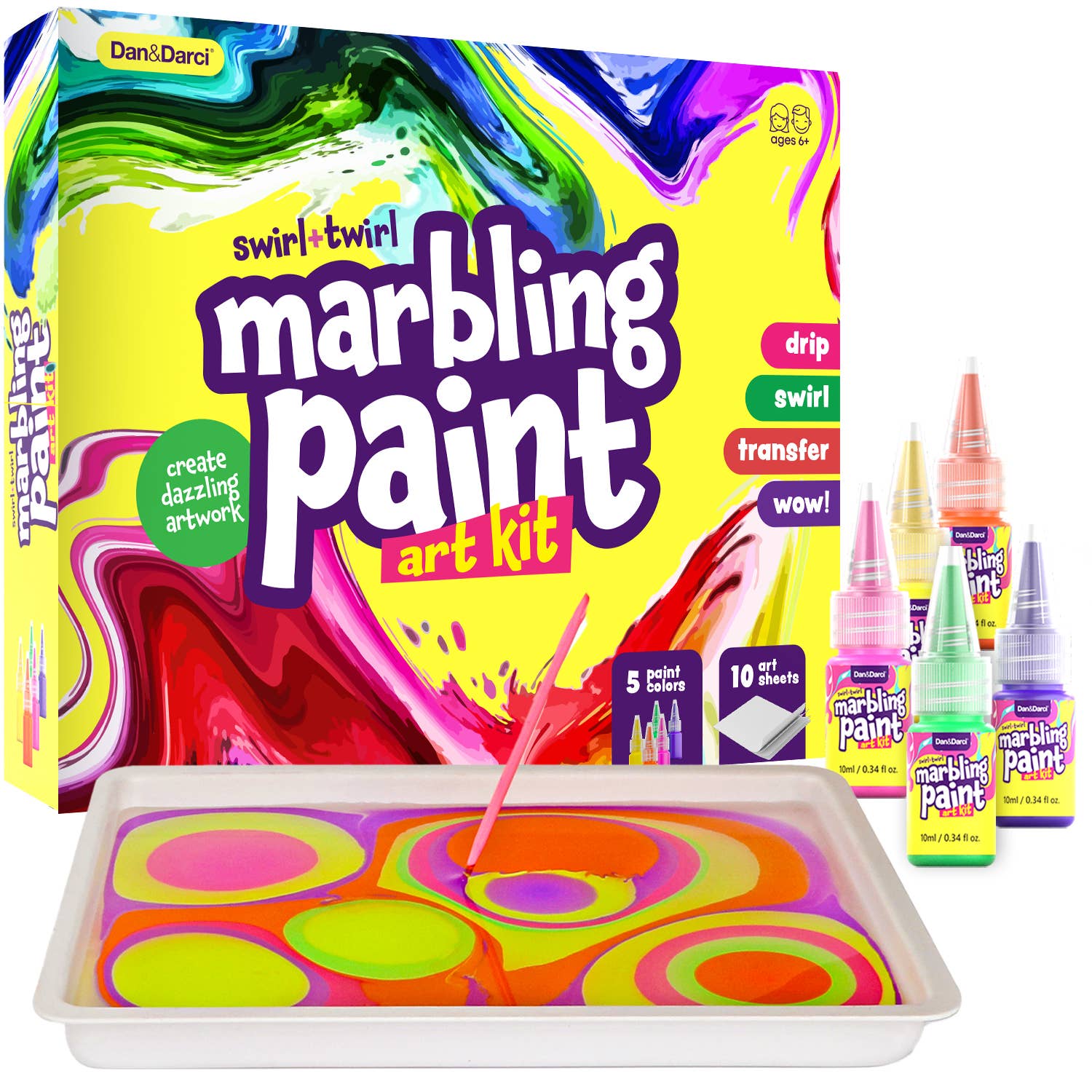 Marble Paint Art Kit for Kids