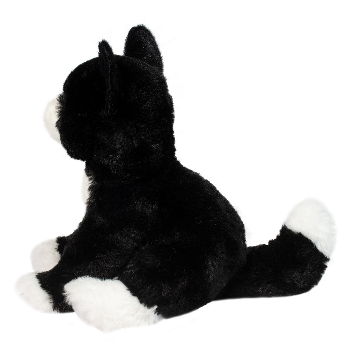 Douglas Cuddle Toy Beckie Black and White Cat Plush 10-Inch
