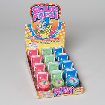 Sour Flush Plunger Candy