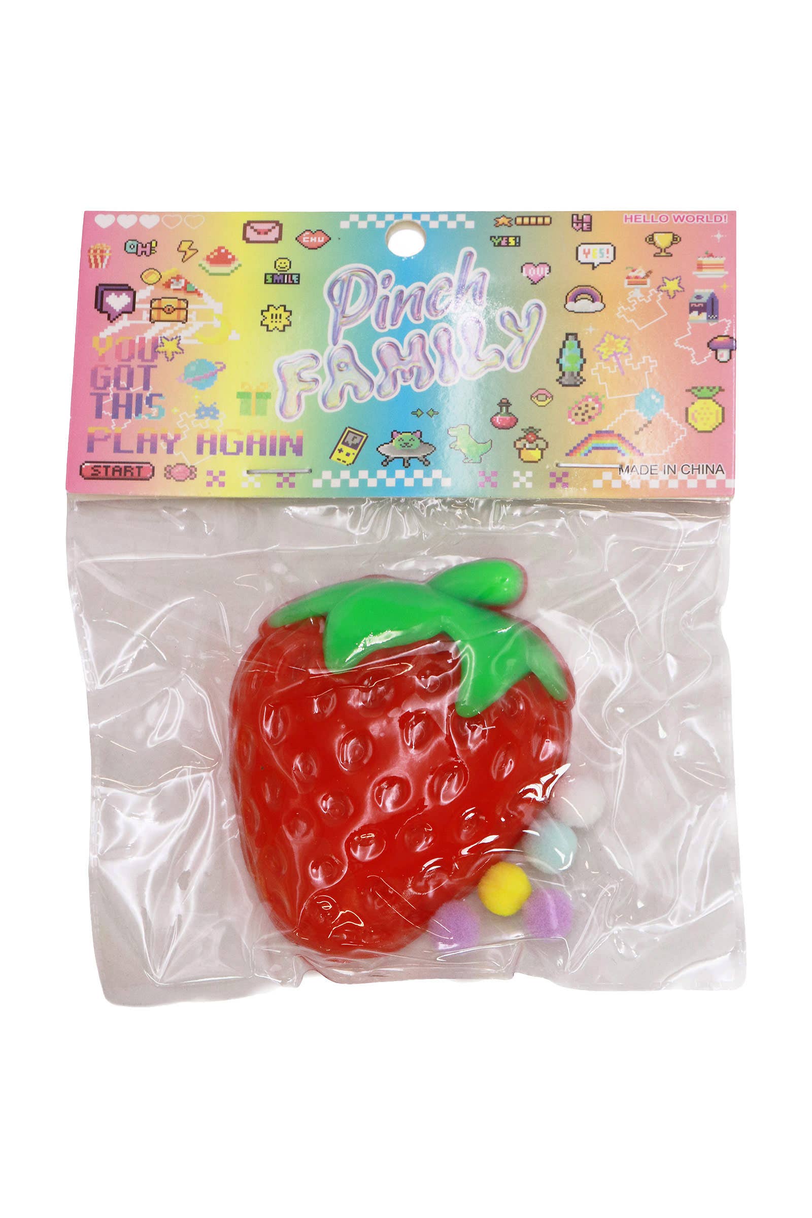 Fruit Variety Sticky Mochi Squishy Bag