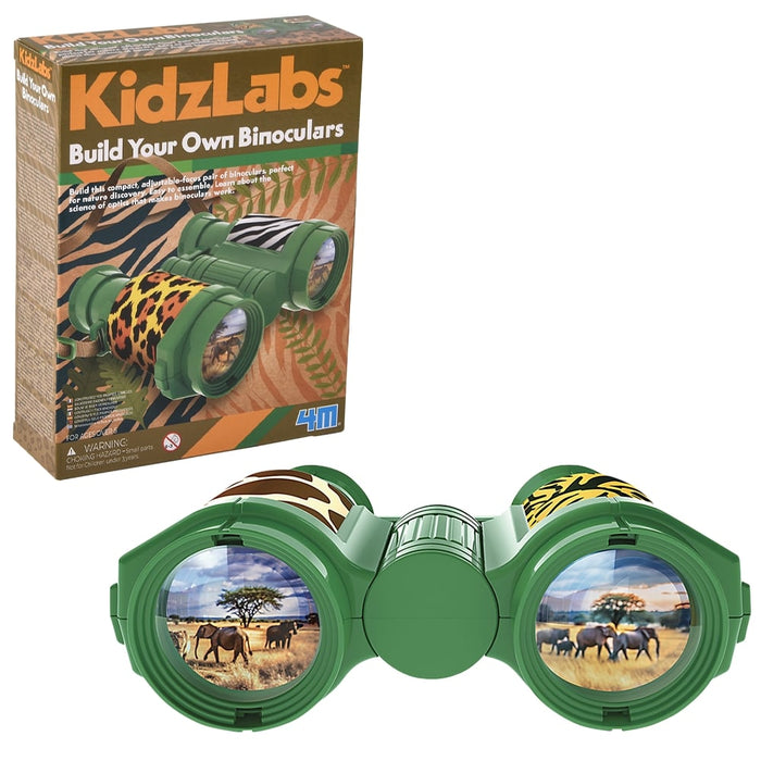 KidzLabs Build Your Own Binoculars Adjustable Focus Kids Kit