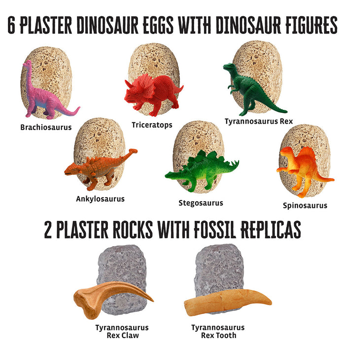 Thames & Kosmos I Dig It! Dinos Dinosaur Eggs 8-Pack Kit