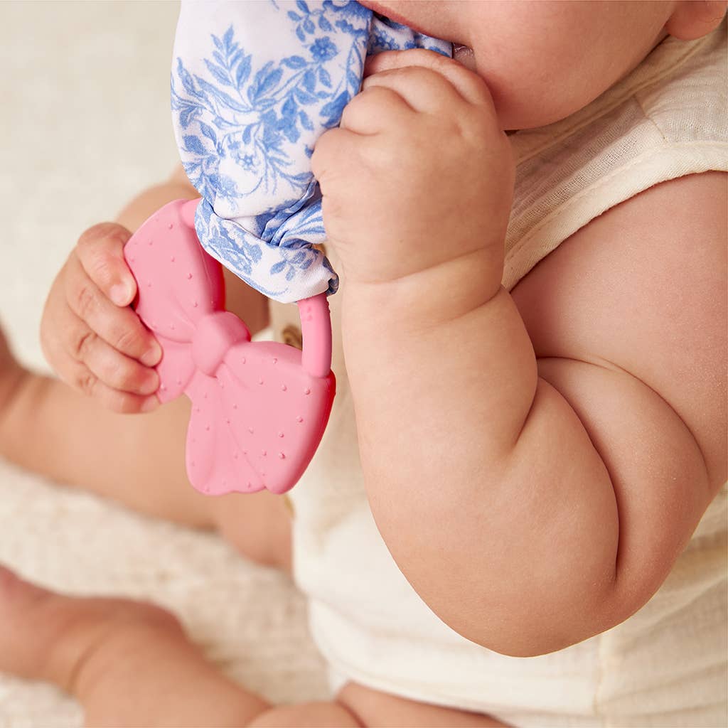 Bow Crinkle Crew Infant Teether