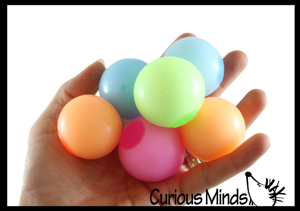 Single Small Glow in the Dark Doh Filled 1.5" Stress Ball - Ceili